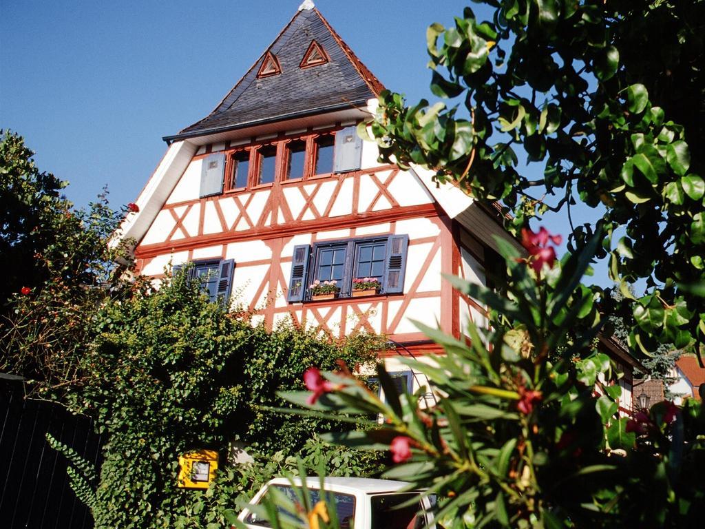 Hotel Garni Zur Bergstrasse Zwingenberg  Zewnętrze zdjęcie
